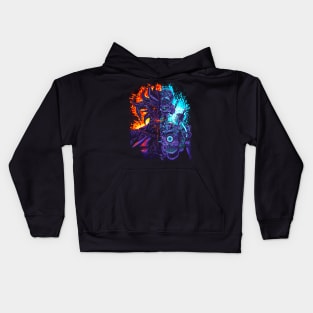 Robot vs Demon Kids Hoodie